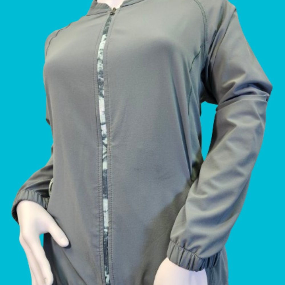 Gray Columbia Bomber Jacket